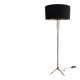Floor lamp in faux-bamboo style, made of bronze and brass by Jacques Adnet