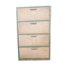 Tilting drawer loom cabinet