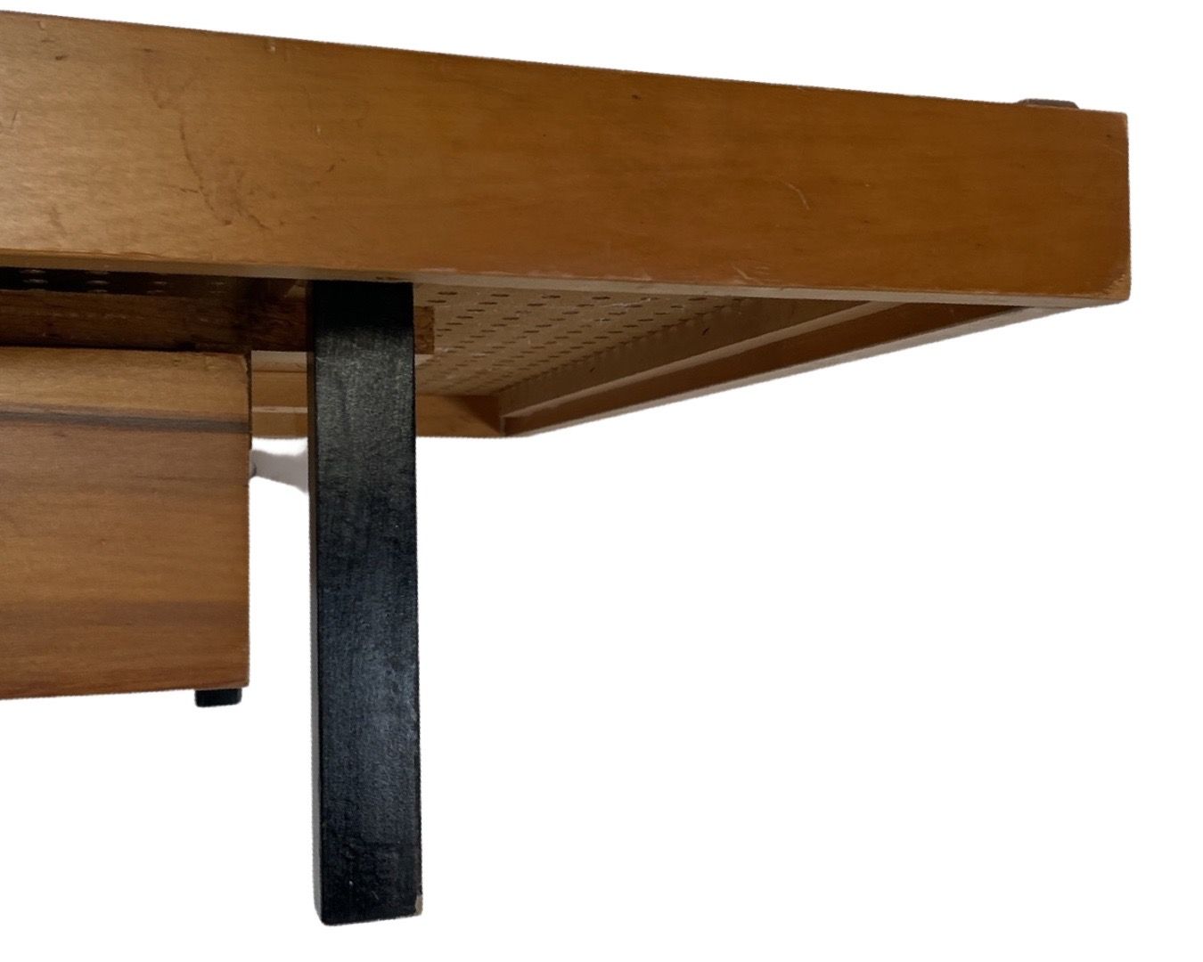 Vintage wooden daybed bed with drawers, Netherlands, 1960