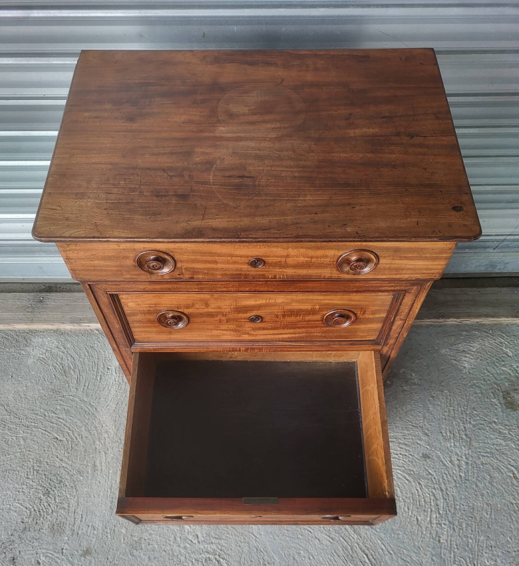 High chest of drawers Louis Philippe mid-19th century