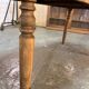 Table de ferme en chêne pied tournés