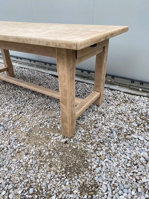 Stripped farmhouse table 180 cm