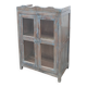 Petite armoire vitrée en bois