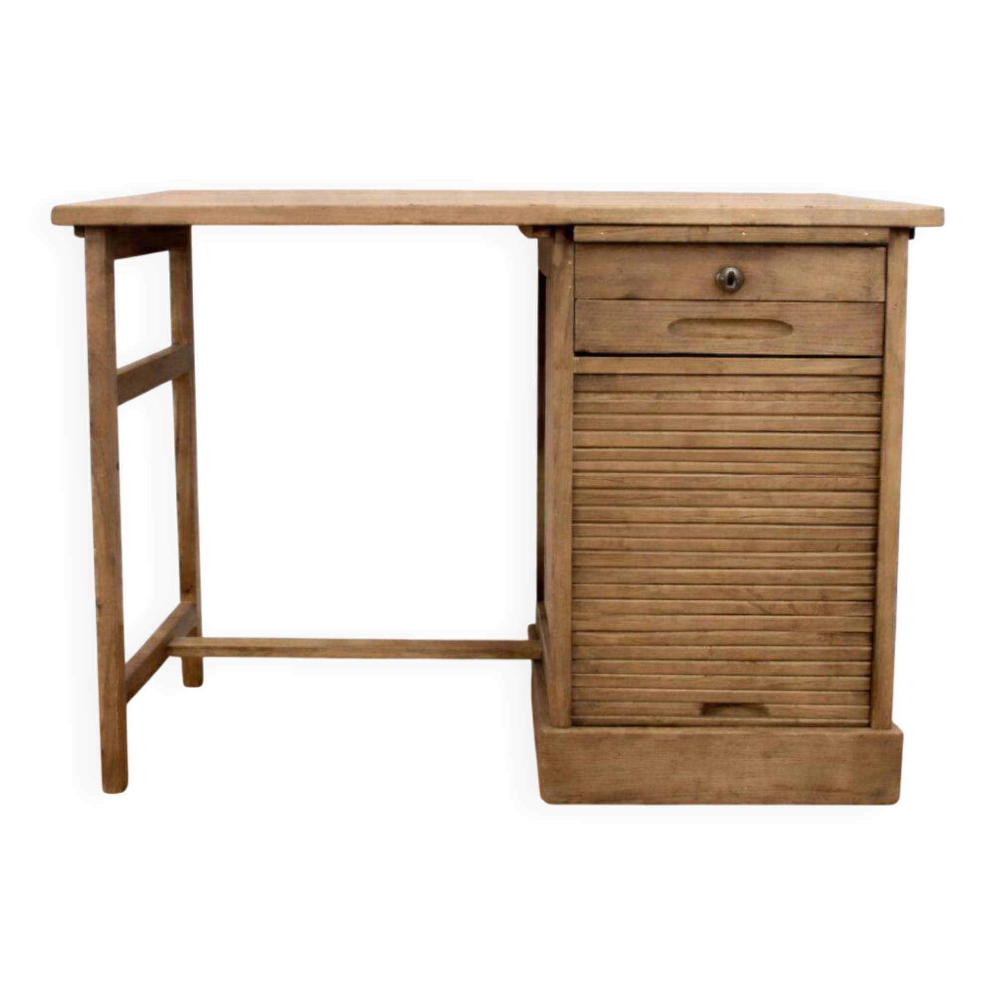 Vintage 1940s Oak Desk