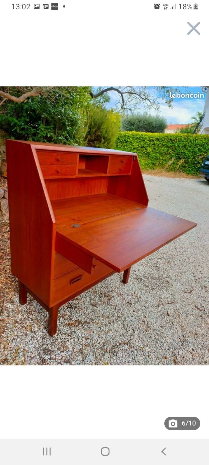 Arne Wahl Iversen Scandinavian secretary desk 1950-70