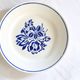 Set of 6 Badonviller flat plates, vintage French, authentic, rare, countryside