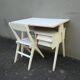 Scandinavian desk with compass legs for children