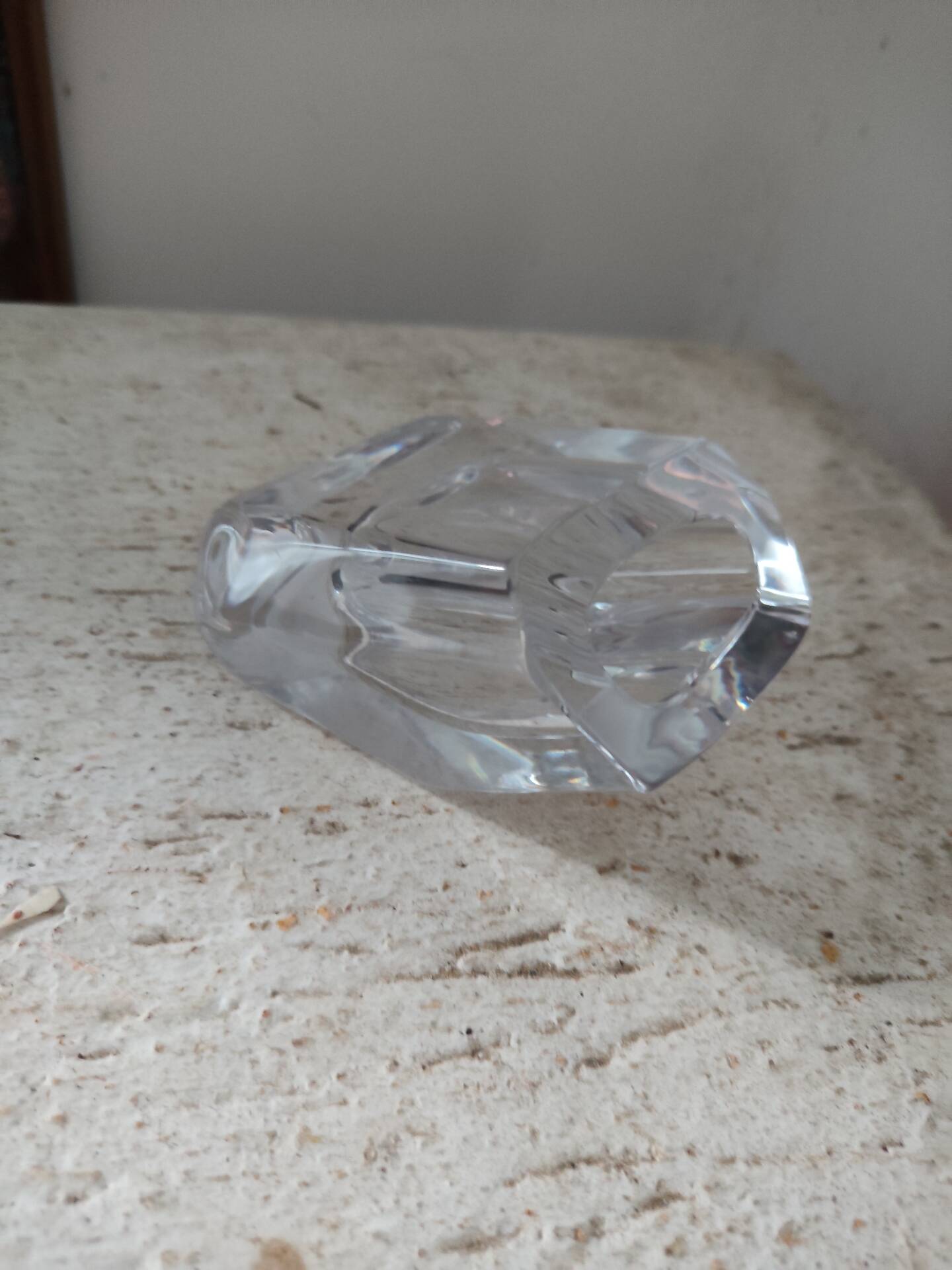 Vide poche cendrier porte crayons cristal Daum