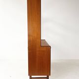 Teak bookcase/desk