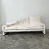 Maralunga 3-seater sofa by Vico Magistretti for Cassina Italy 1973