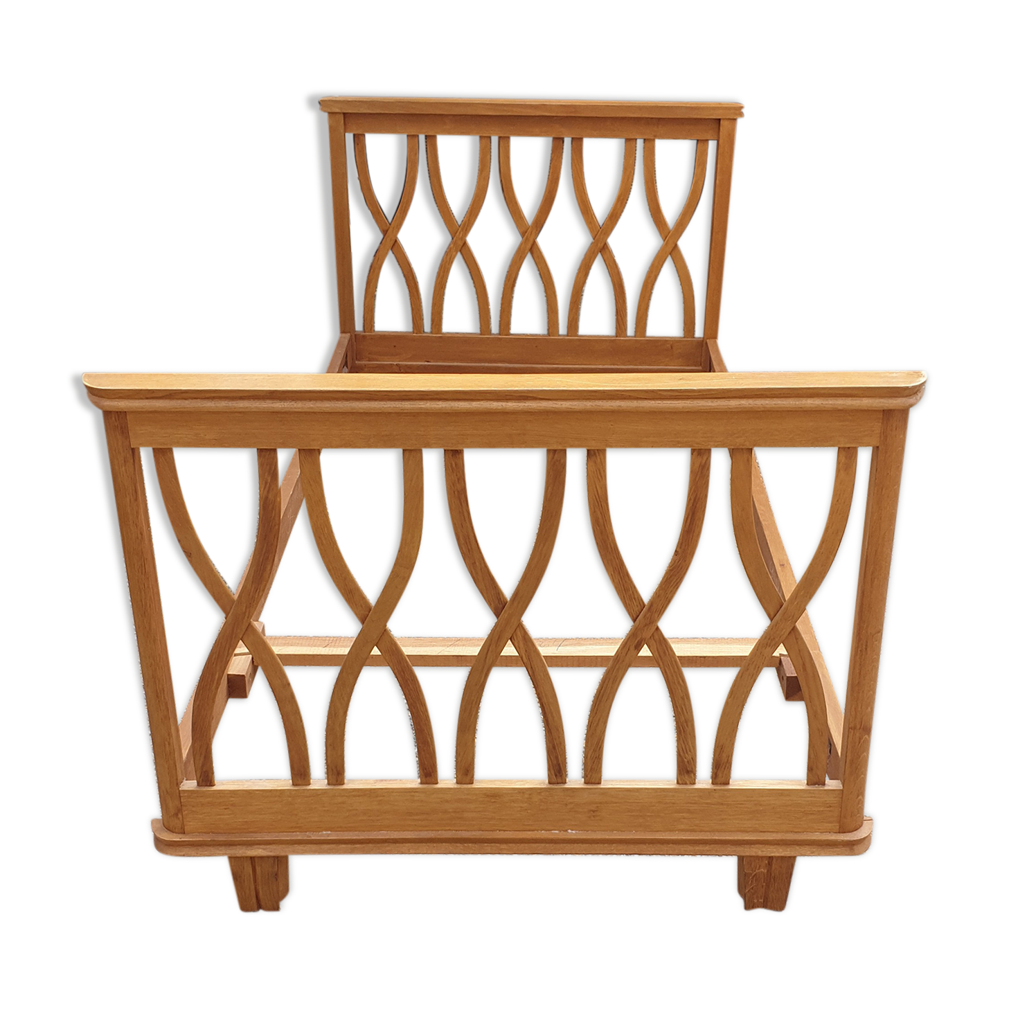 Wooden bed from the 60s