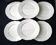 6 asparagus plates in Pillivuyt porcelain