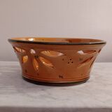 Coupe à fruits en faience émaillée