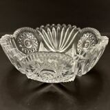 6 coupes en verre taillé