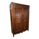 18th-century French antique cherry wood wardrobe – Rustic sideboard