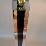 Black and chrome Skycraper floor lamp 1970.