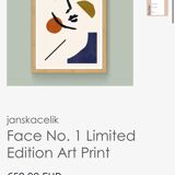 Face No. 1 Limited Edition Art Print