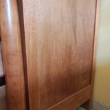 Empire style chest of drawers in blond walnut