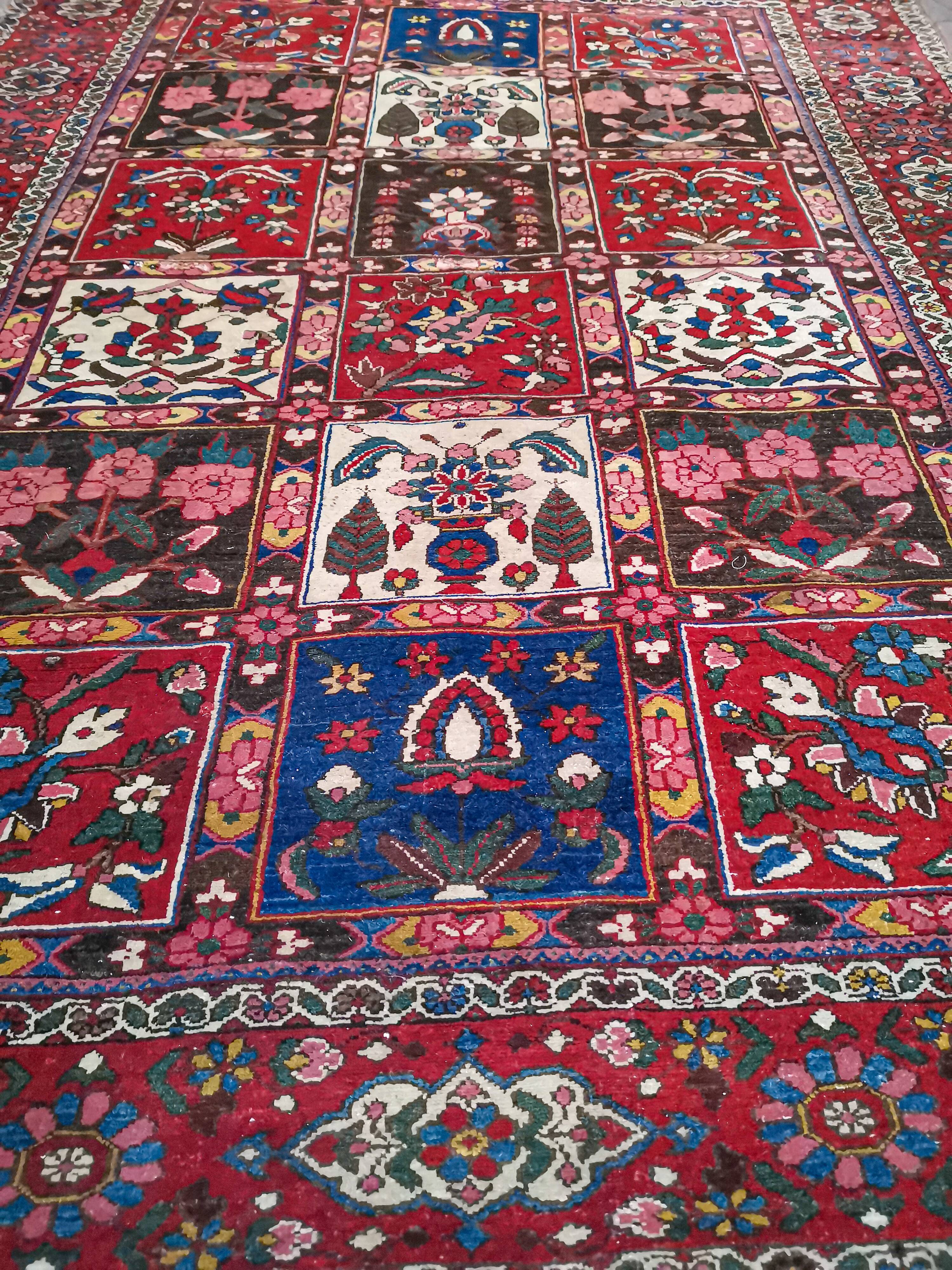 Ancient handmade Persian handmade boktiari 2.00 x 1.46 m