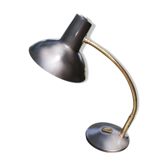 Lampe de bureau 50's dorée