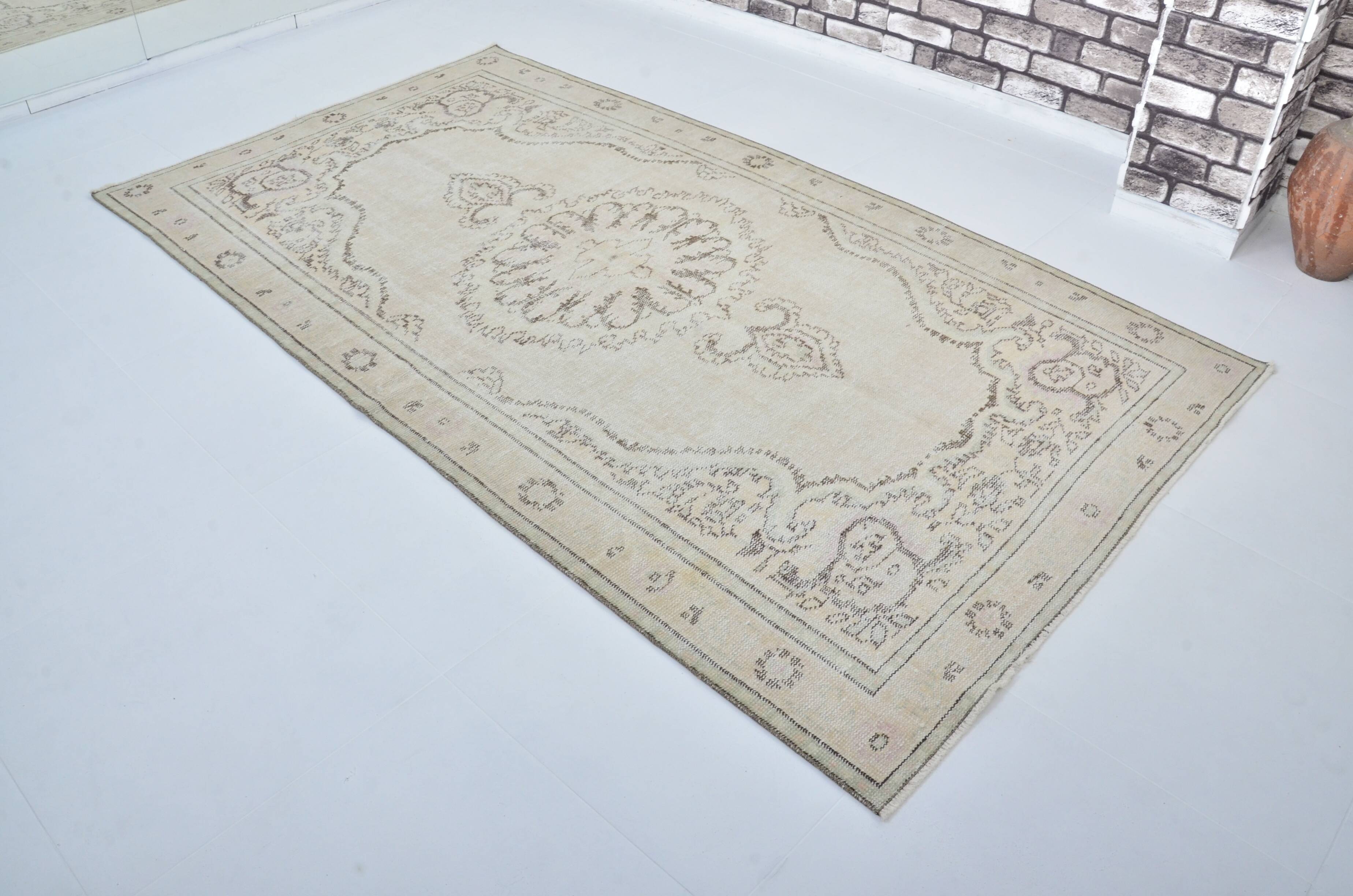 Antique Oushak Floral Rug sku 3466
