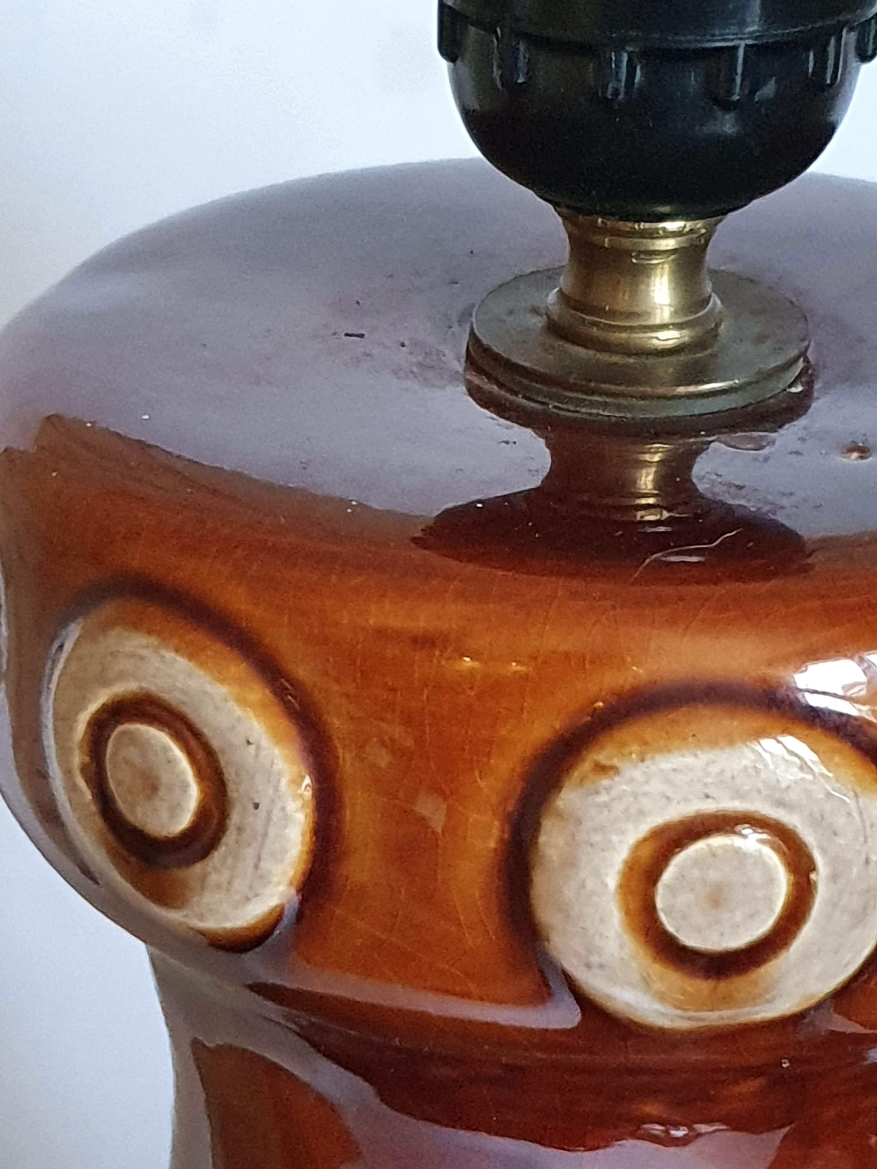 Ceramic lamp from the 70s
