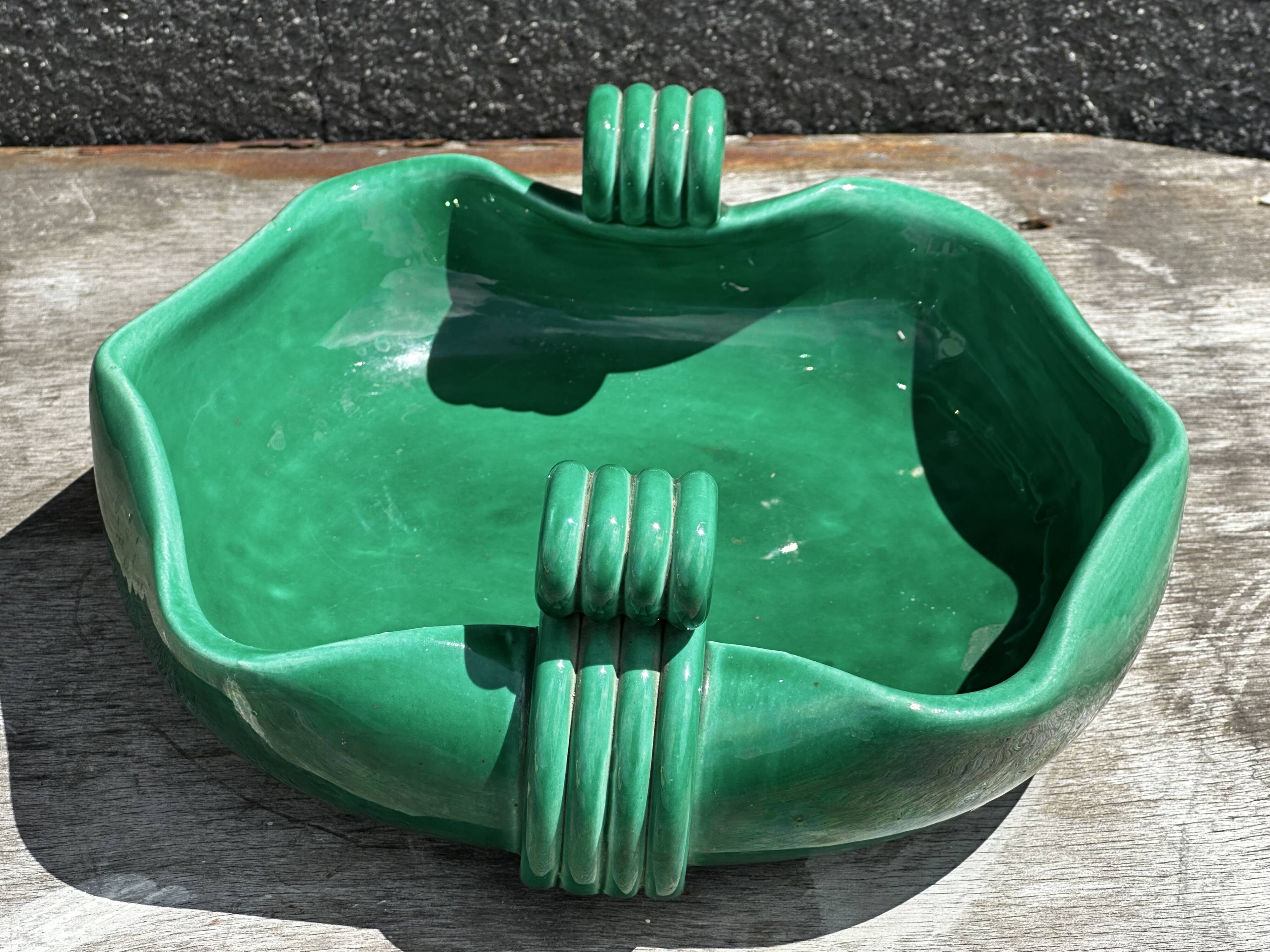 Art Deco 1930s Vallauris Ceramic Empty Pocket Cup