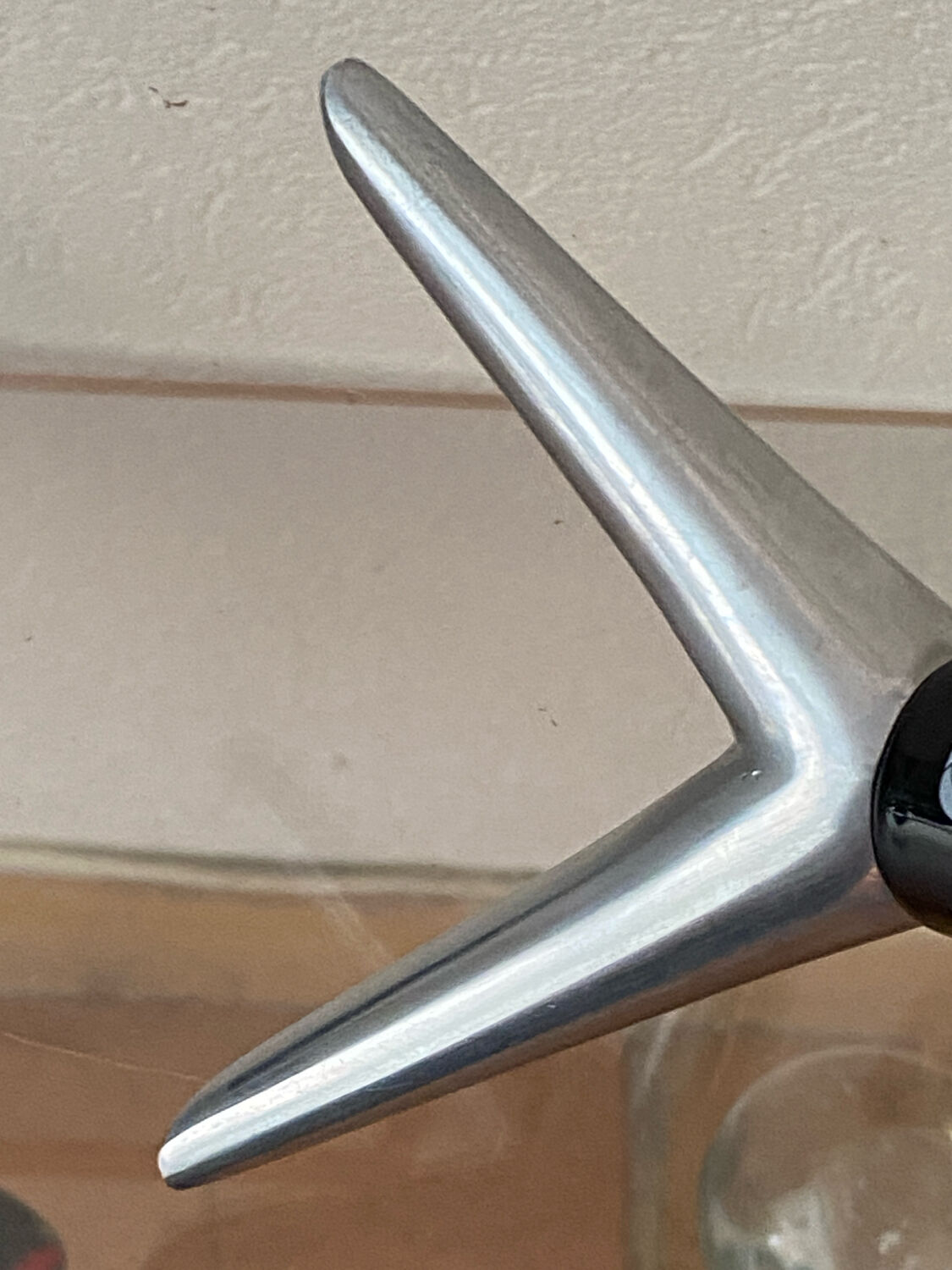 Lamp base, rocket shape, Deshoulières porcelain