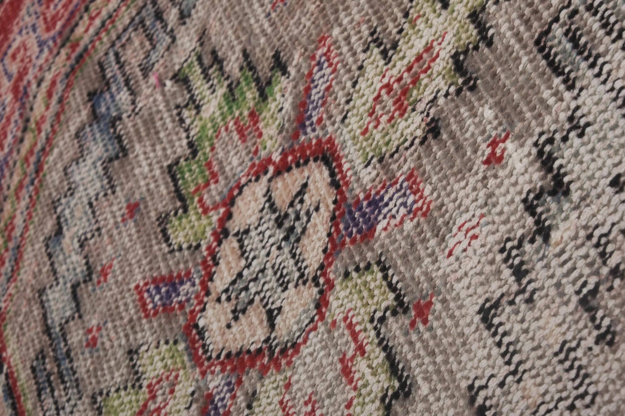Vintage Turkish hallway rug 77x502 cm