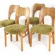 4 chaises de salle à manger en chêne 'Seest'
