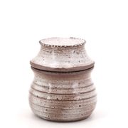 Stoneware butter dish by Jeanne and Norbert Pierlot, 1960s