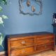 Solid Mahogany Wood TV Cabinet