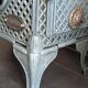 Antique enamelled cast iron stove "Faunus" – renovated