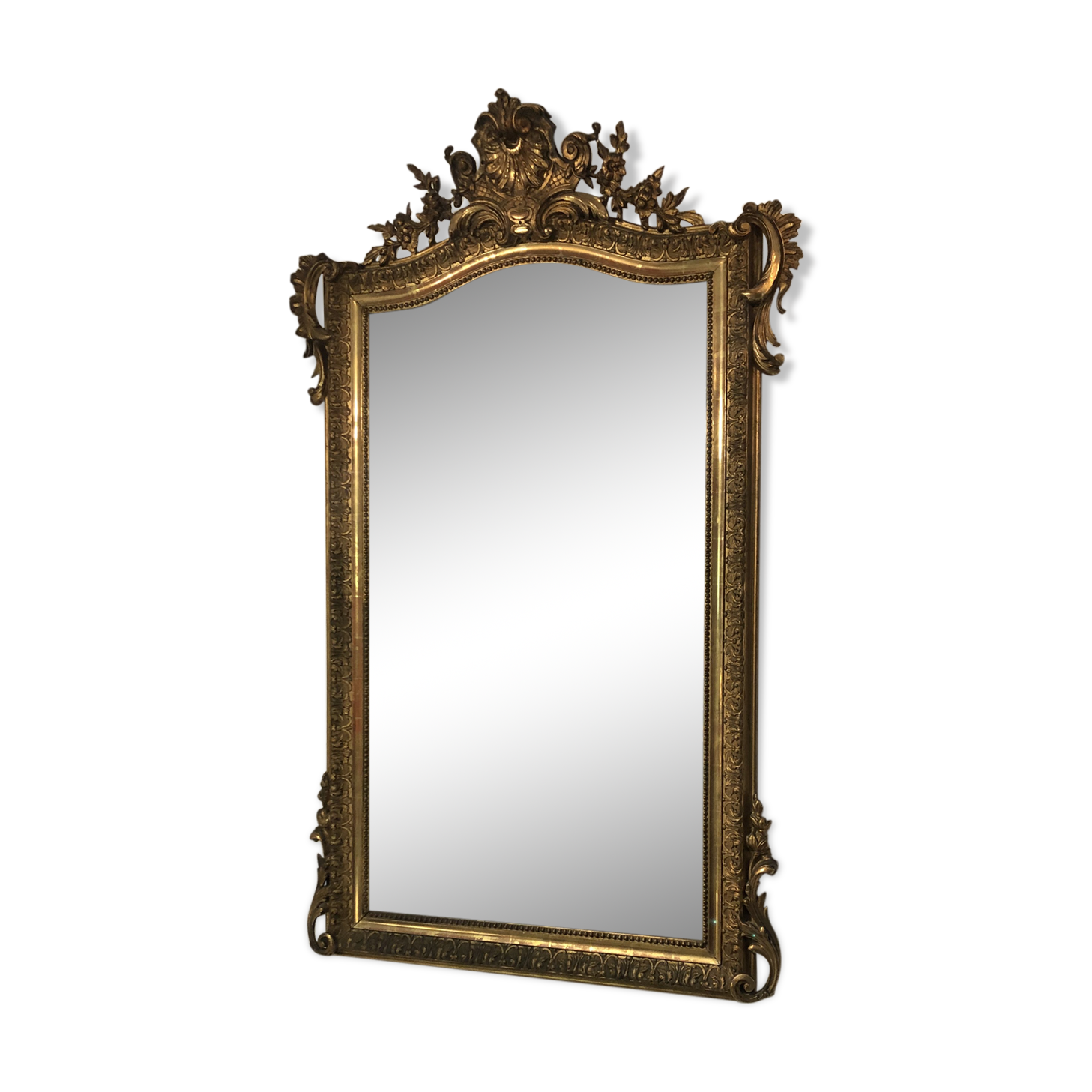 Louis XVl gilded mirror