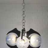 Vintage Pendant Light Murano Lamp Mazzega Style Light Fixture Sputnik