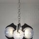 Vintage Pendant Light Murano Lamp Mazzega Style Light Fixture Sputnik