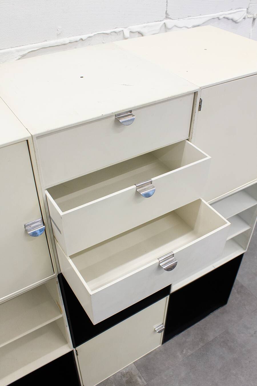 Vintage modular Palaset Palanox storage cabinet from Treston Oy