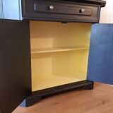 Buffet 2 portes "noir acier"