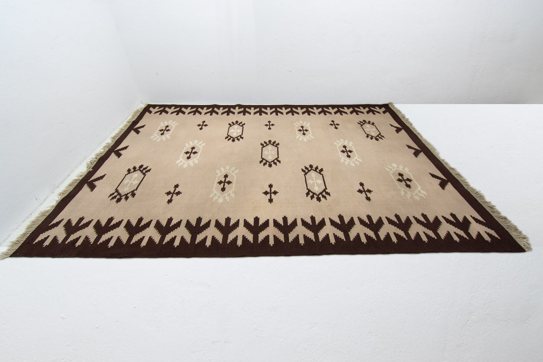 Tapis vintage moderne Kelim, 1970
