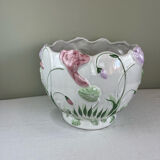 Important glazed ceramic cache pot