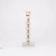 Orrefors crystal and brass table lamp for Vitrika