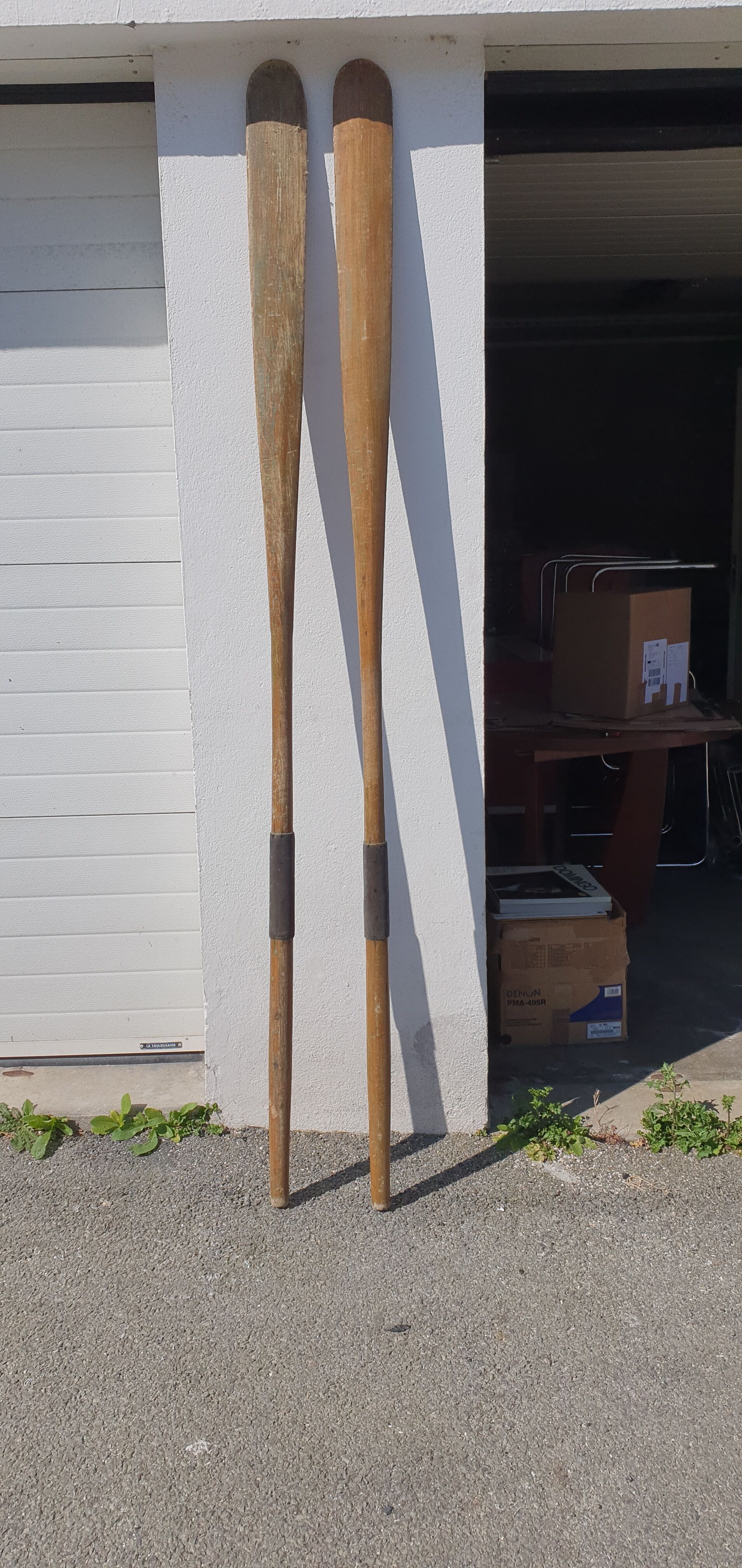 Pair of oars, early XXeme