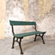 Cast iron garden bench