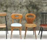 Lot of 6 vintage chairs