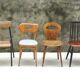Lot de 6 chaises vintages depareillées
