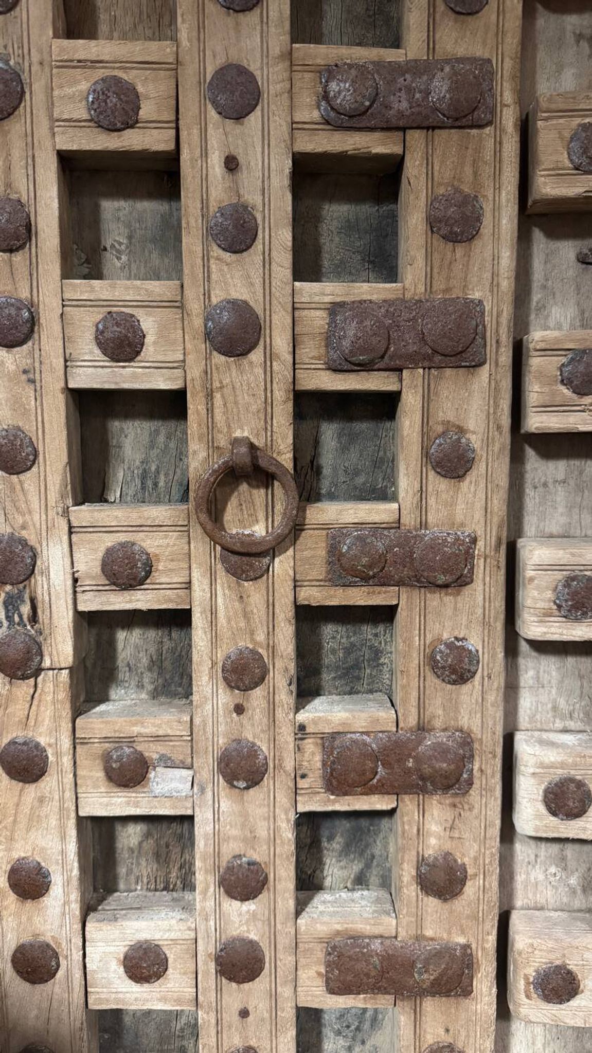 Nandra - Old Indian door made of solid wood no. 2