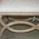 Regency style banquette - Dressing table or double piano stool