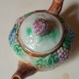 Antique teapot in slip