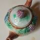 Antique teapot in slip