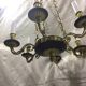 Empire chandelier with 6 lights